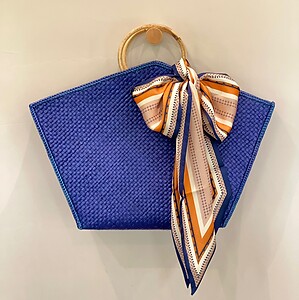 Handwoven Mengkuang Bag Mandarin V2