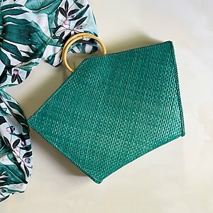 Handwoven Mengkuang Bag Mandarin V2