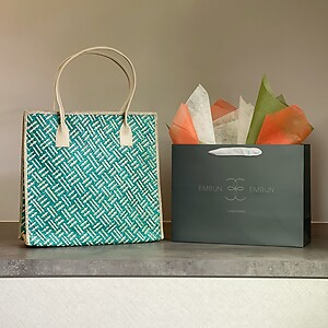 Handwoven Mengkuang Bag Square V3