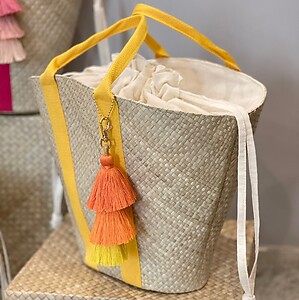 Handwoven Mengkuang Bag Basket
