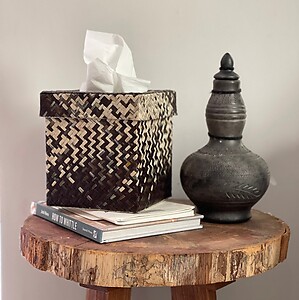 Handwoven Tissue Box Square
