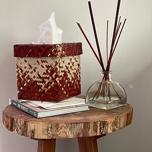 Handwoven Tissue Box Square