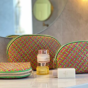 Handwoven Mengkuang Travel Pouch