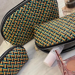 Handwoven Mengkuang Travel Pouch V2