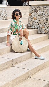 Handwoven Mengkuang Bag Fullmoon Large