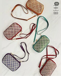 Handwoven Mengkuang Mini Crossbody