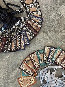 Handwoven Mengkuang ID Lanyard