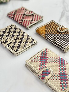 Handwoven Mengkuang Passport Cover