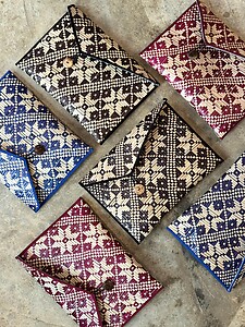 Handwoven Mengkuang Ipad Sleeve Songket Series