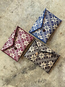 Handwoven Mengkuang Ipad Sleeve Songket Series