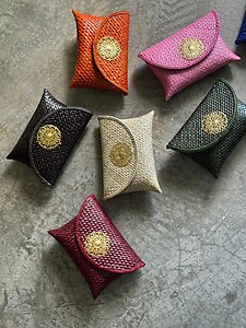 Handwoven Mengkuang Mahsuri Mini Pouch