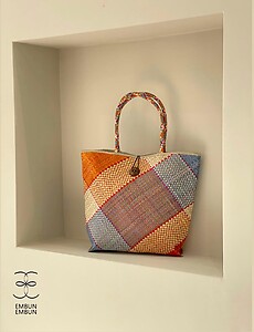 Handwoven Mengkuang Tote V3