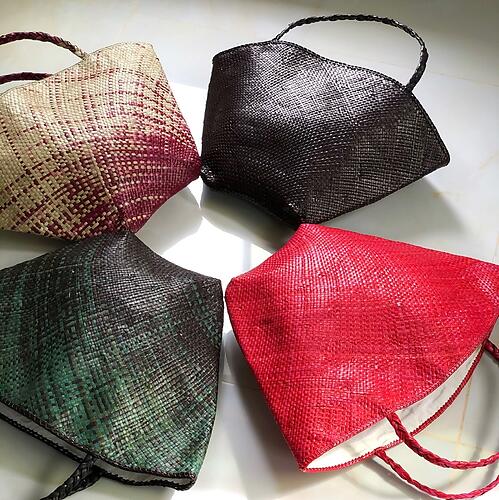 Handwoven Mengkuang Bag OV V4