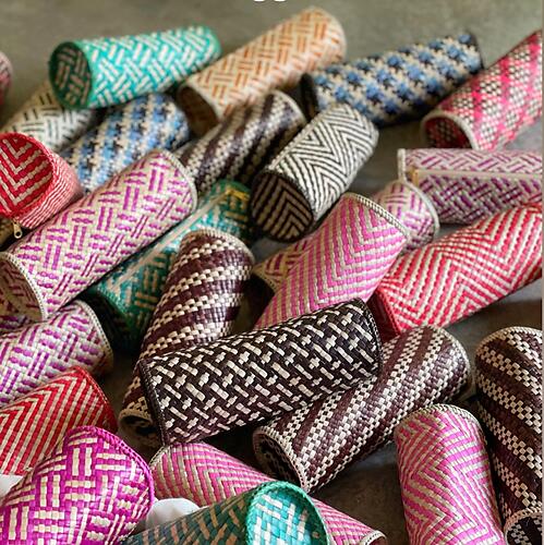Handwoven Mengkuang Pencil Case
