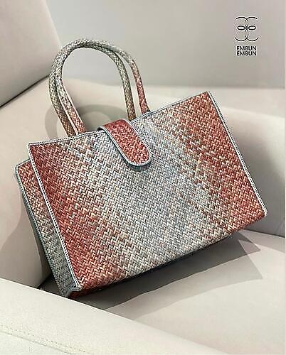 Handwoven Mengkuang Bag Horizontal