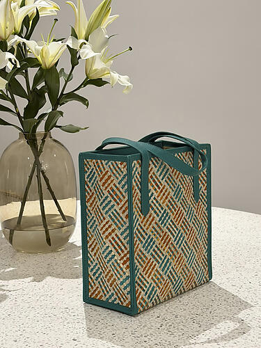 Handwoven Mengkuang Lunch Bag