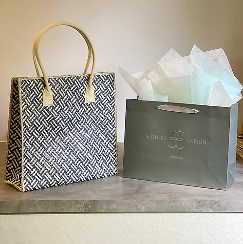 Handwoven Mengkuang Bag Square V3