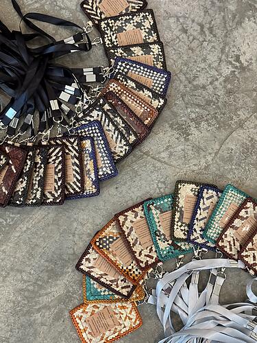 Handwoven Mengkuang ID Lanyard
