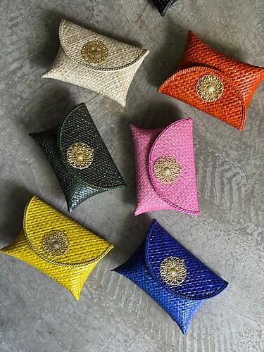 Handwoven Mengkuang Mahsuri Mini Pouch