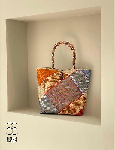 Handwoven Mengkuang Tote V3
